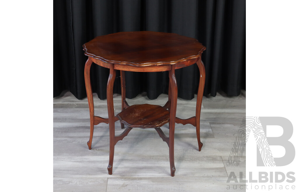 Edwardian Maple Occasional Table