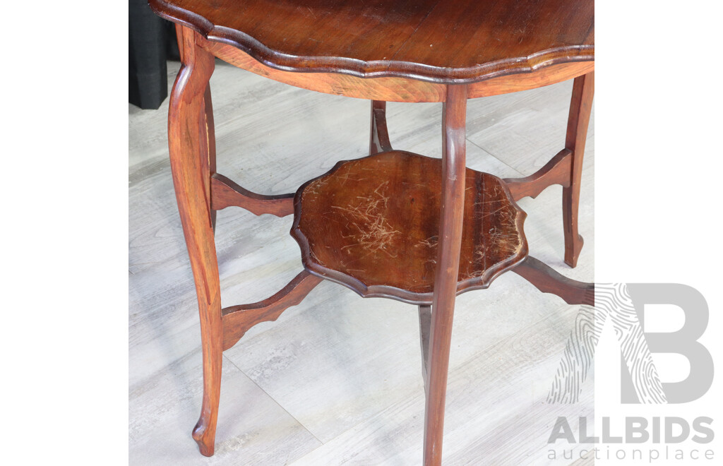 Edwardian Maple Occasional Table