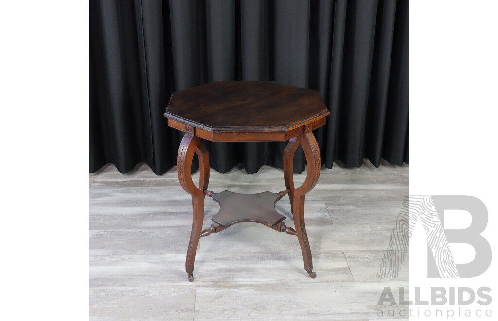 Edwardian Maple Occasional Table