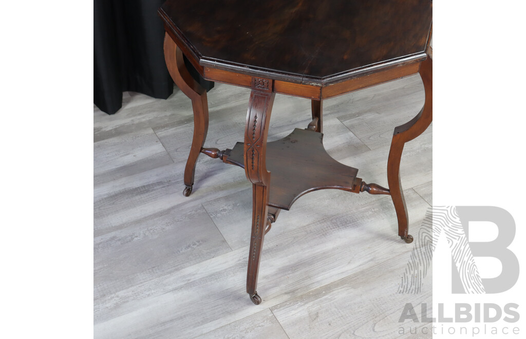 Edwardian Maple Occasional Table