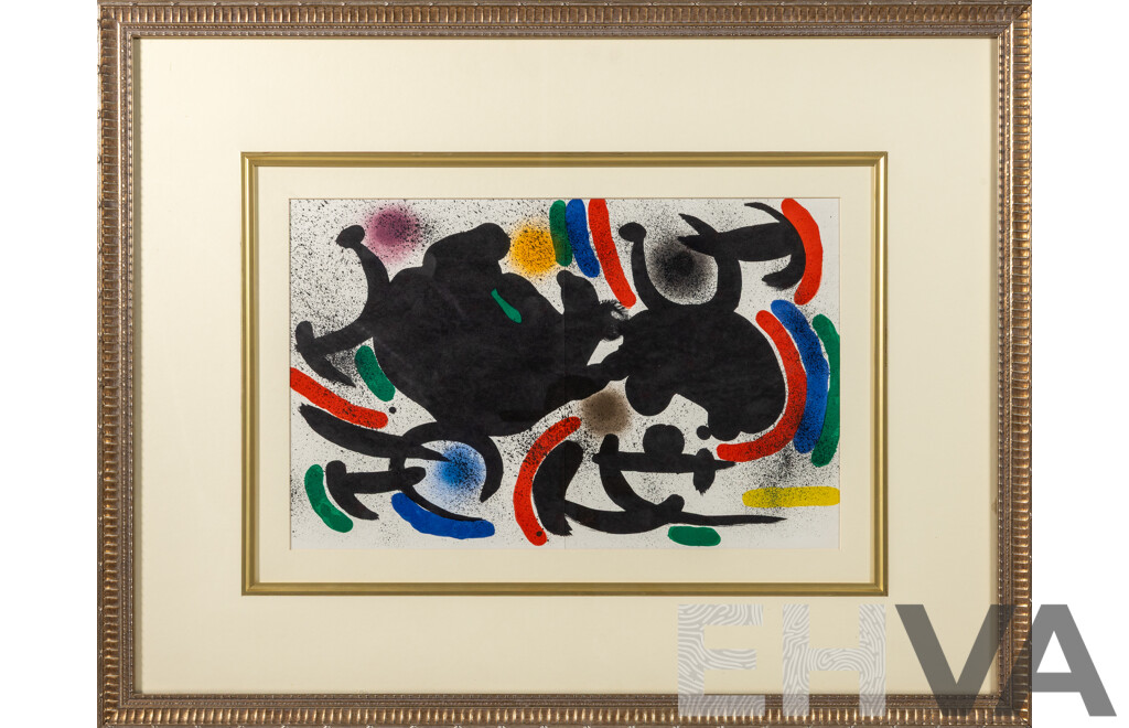 Joan Miro (20th Century, Spanish, 1893-1983), Joan Miro Lithographe I (1972), Lithograph, 64 x 82 cm (frame)