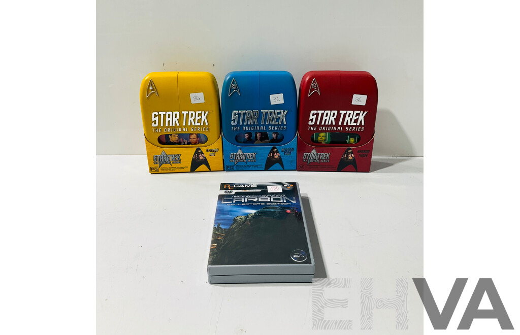 Star Trek Original Series Seasons 1-3 on Dvd with Collectors Edition Need for Speed Reborn for PC Included