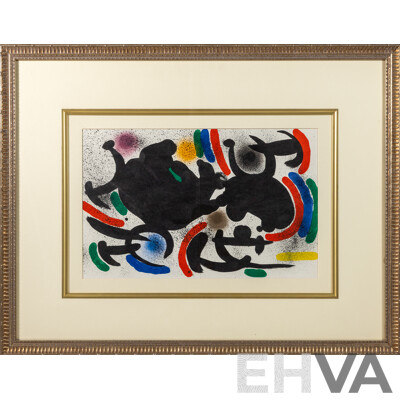 Joan Miro (20th Century, Spanish, 1893-1983), Joan Miro Lithographe I (1972), Lithograph, 64 x 82 cm (frame) Joan Miro (20th Century, Spanish, 1893-1983), Joan Miro Lithographe I (1972), Lithograph, 64 x 82 cm (frame)