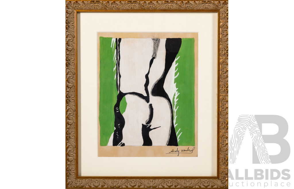 (In the Manner Of) Andy Warhol, (20th Century, American, 1928-1987), Body, Coloured Pigment on Paper, 34 x 29 cm (frame)
