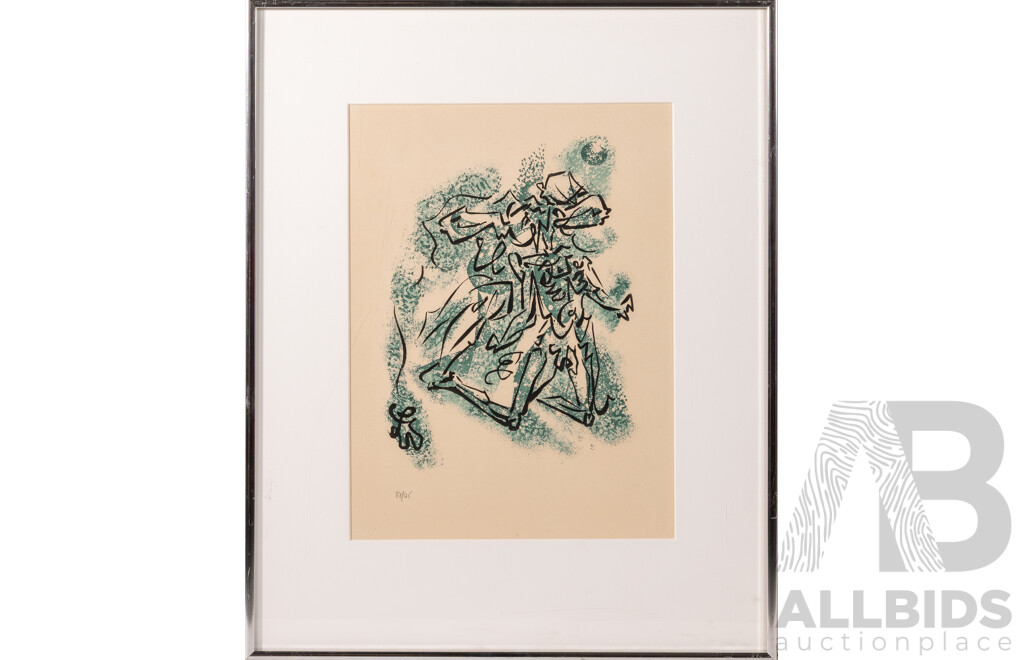 André Masson, (20th C., French, 1896-1987), From the Series Les Conquerants (1949), Etching on Du Marais Paper, Hand Editioned 87 of 165, 51.5 X 41 Cm (frame)