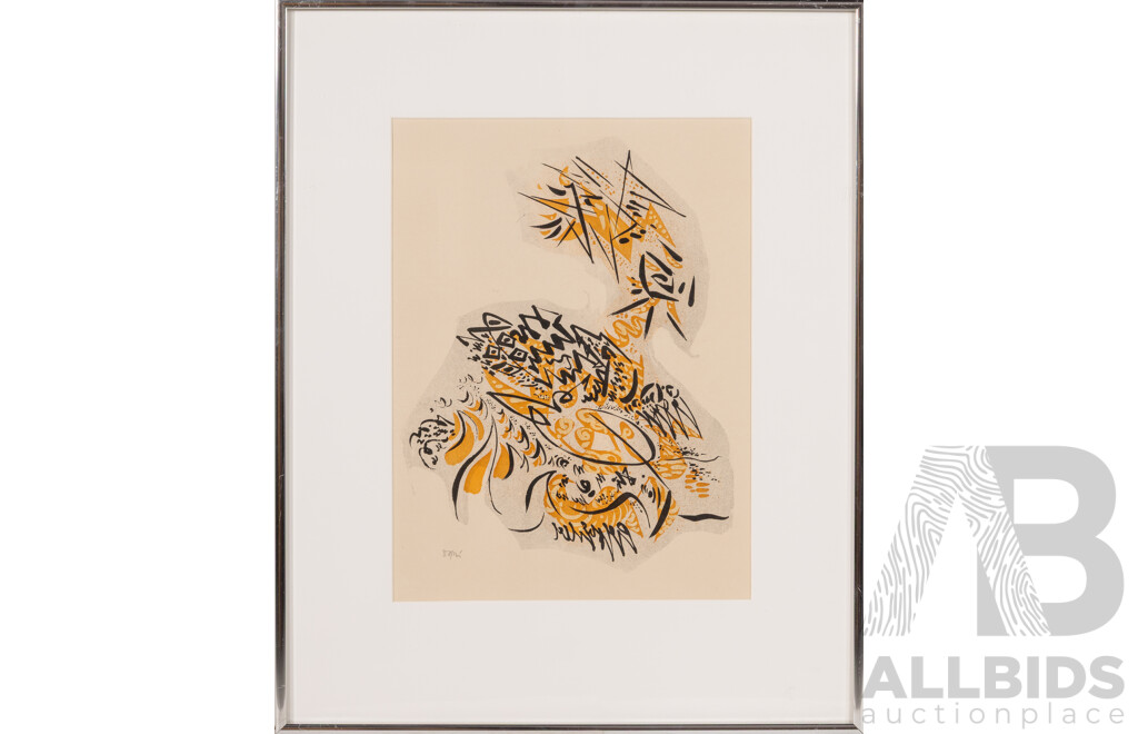 André Masson, (20th C., French, 1896-1987), From the Series Les Conquerants (1949), Etching on Du Marais Paper, Hand Editioned 87 of 165, 51.5 x 41 cm (frame)