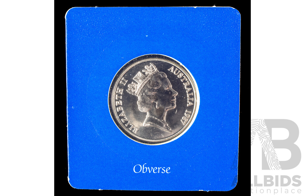 Australian 1987 Silver Ten Dollar Coin, State Series, New South Wales .925