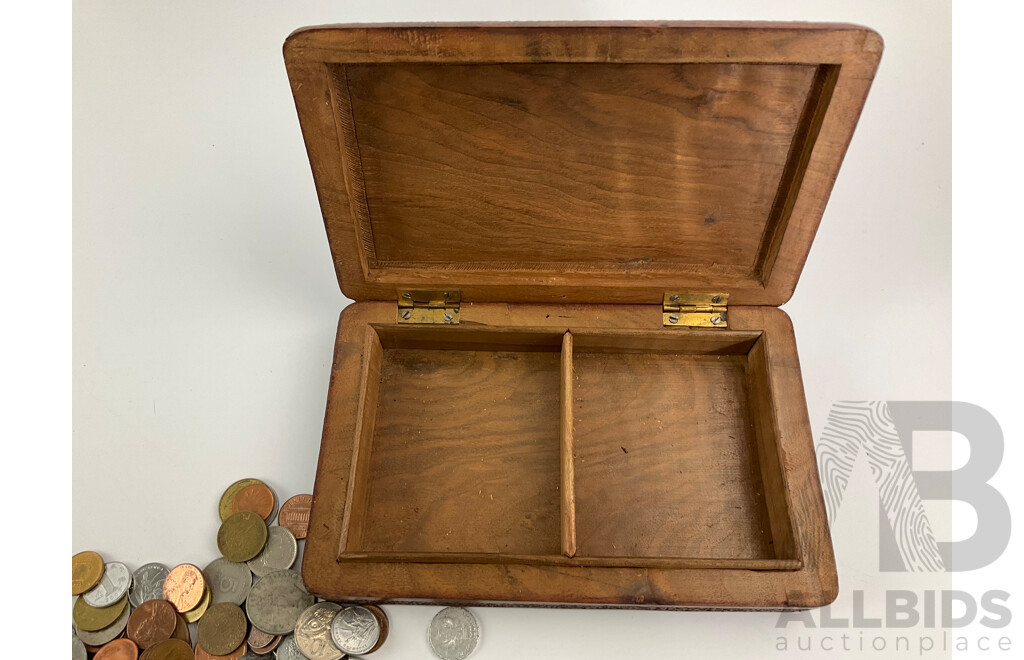 Collection of Vintage International Coins Including India KGV, Germany, Spain, Indonesia, PNG, Sri Lanka, Brazil, China, Argentina, Malaysia, Phillipines, UK, Greece, USA and More - Approximately 3.8 Kilograms