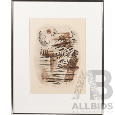 André Masson, (20th Century, French, 1896-1987), From the Series Les Conquerants I, Etching on Du Marais Paper, Hand Editioned 87 of 165, 51.5 X 41 Cm (frame)
