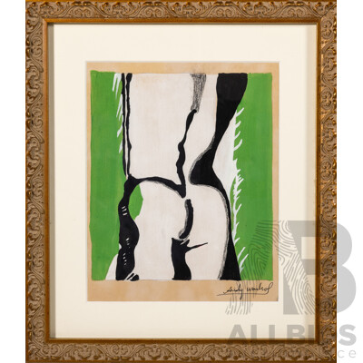 (In the Manner Of) Andy Warhol, (20th Century, American, 1928-1987), Body, Coloured Pigment on Paper, 34 x 29 cm (frame)