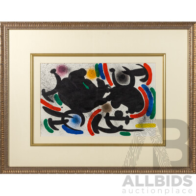 Joan Miro (20th Century, Spanish, 1893-1983), Joan Miro Lithographe I (1972), Lithograph, 64 x 82 cm (frame) Joan Miro (20th Century, Spanish, 1893-1983), Joan Miro Lithographe I (1972), Lithograph, 64 x 82 cm (frame)