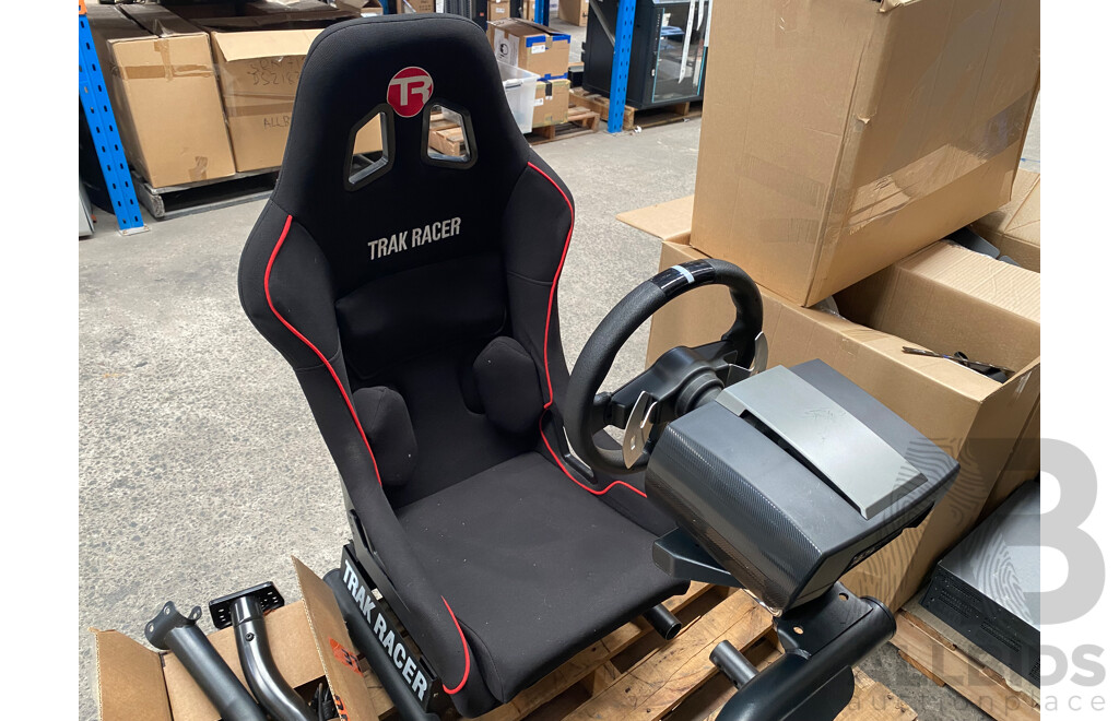 Trak Racer Simulation W/ Racer Recline Seat/Steering Wheel/Pedals/Manual Transmission (Trak/Fanatec)