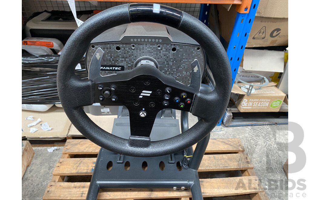 Trak Racer Simulation W/ Racer Recline Seat/Steering Wheel/Pedals/Manual Transmission (Trak/Fanatec)