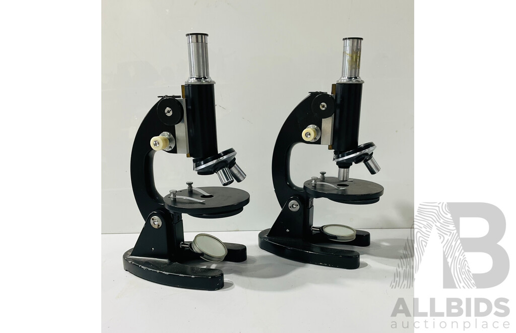 Pair of Microscopes (brand Unknown)