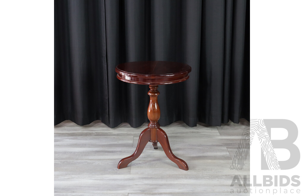 Reproduction Mahogany Wine Table