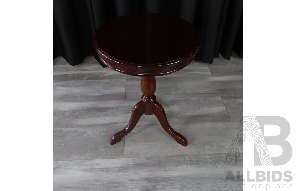 Reproduction Mahogany Wine Table