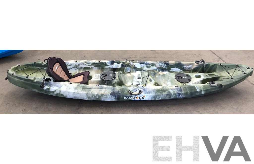 Kayaks 2 Fish Eagle 12 Three Person 3.7 Metre Kayak