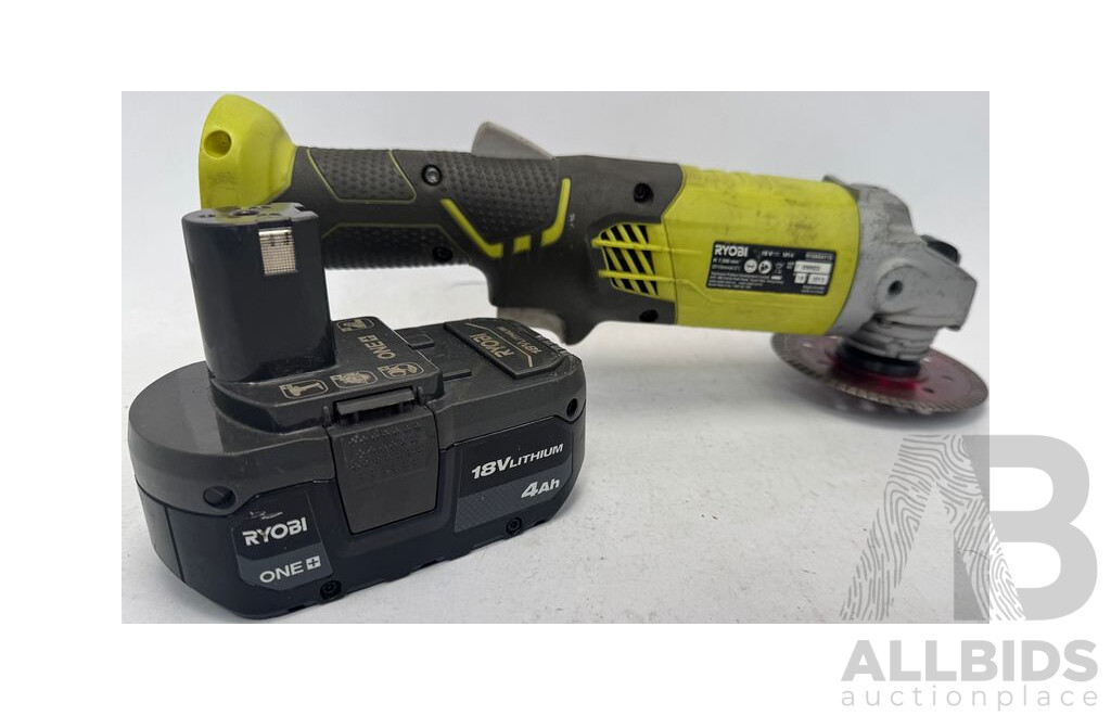 Ryobi 18V Cordless Angle Grinder