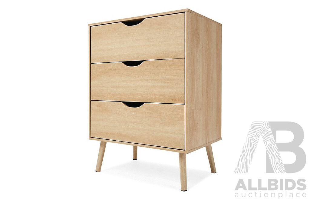 Anko Oak Look Chest of Drawers