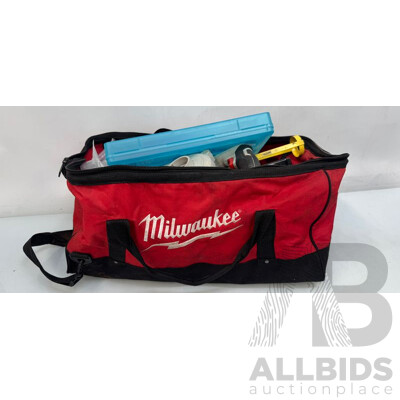 Milwaukee Tool Bag - Hand Tools, Blower, Saw, Driver Bits