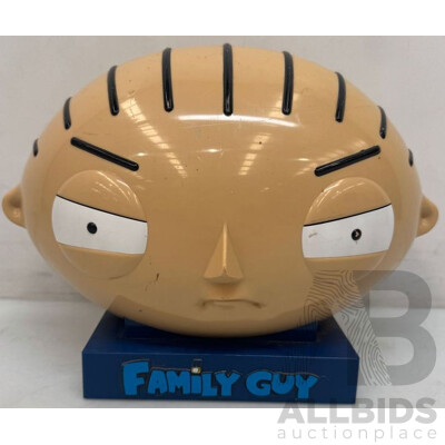 Family Guy DVD Set and Model Stewie Griffin Head