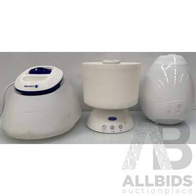 Vapour Mist Humidifiers - Lot of 3