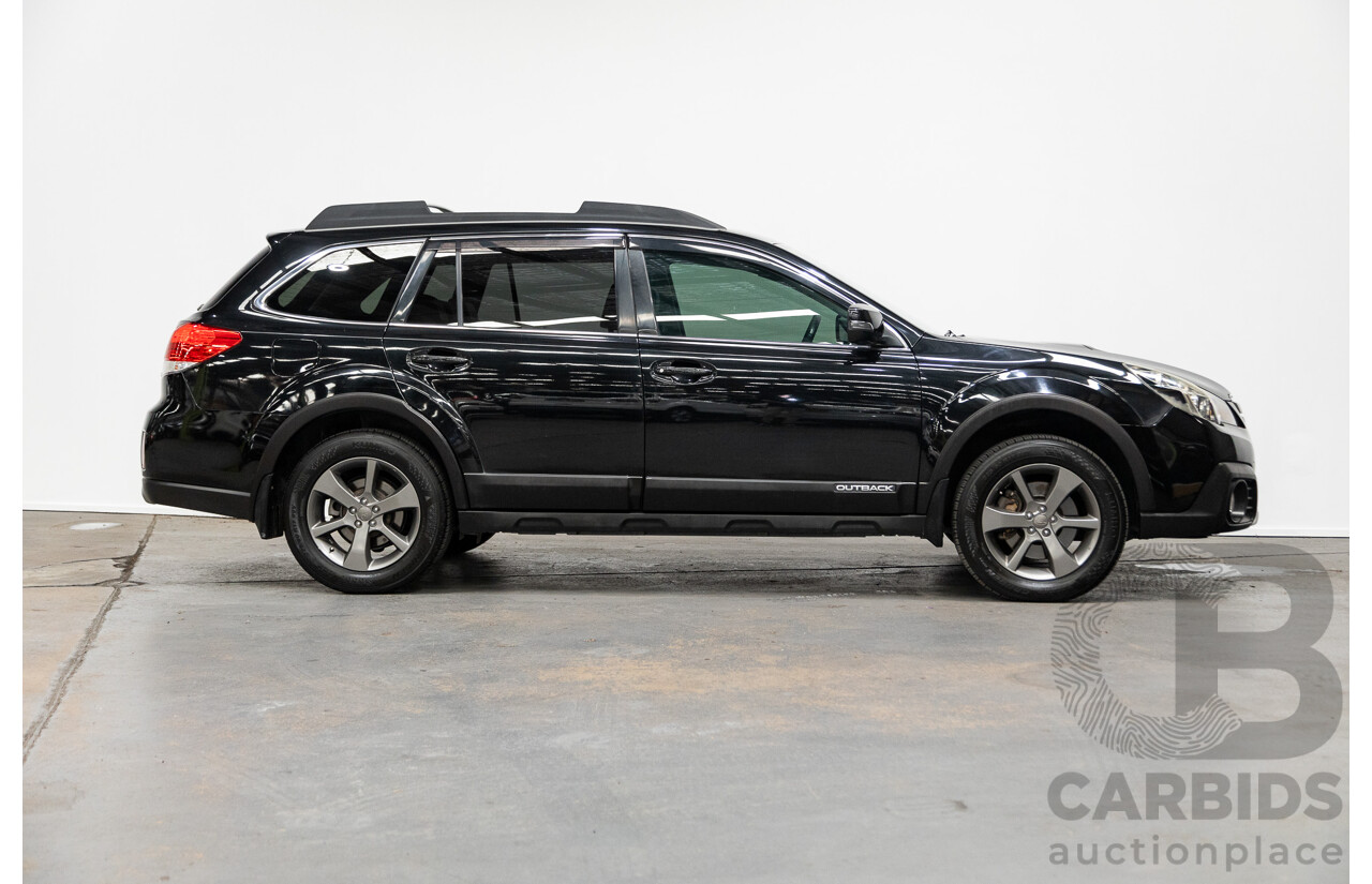 3/2014 Subaru Outback 2.0D (AWD) Premium MY14 4d Wagon Black Turbo Diesel 2.0L