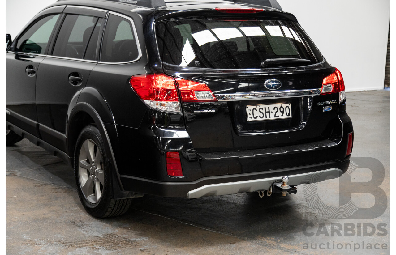 3/2014 Subaru Outback 2.0D (AWD) Premium MY14 4d Wagon Black Turbo Diesel 2.0L