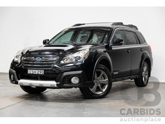 3/2014 Subaru Outback 2.0D (AWD) Premium MY14 4d Wagon Black Turbo Diesel 2.0L