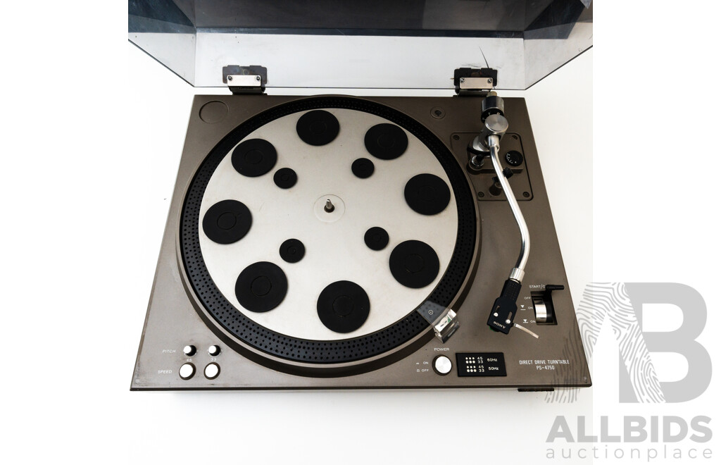 Retro Sony Direct Drive Turntable PS 4750