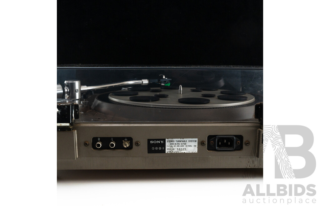 Retro Sony Direct Drive Turntable PS 4750