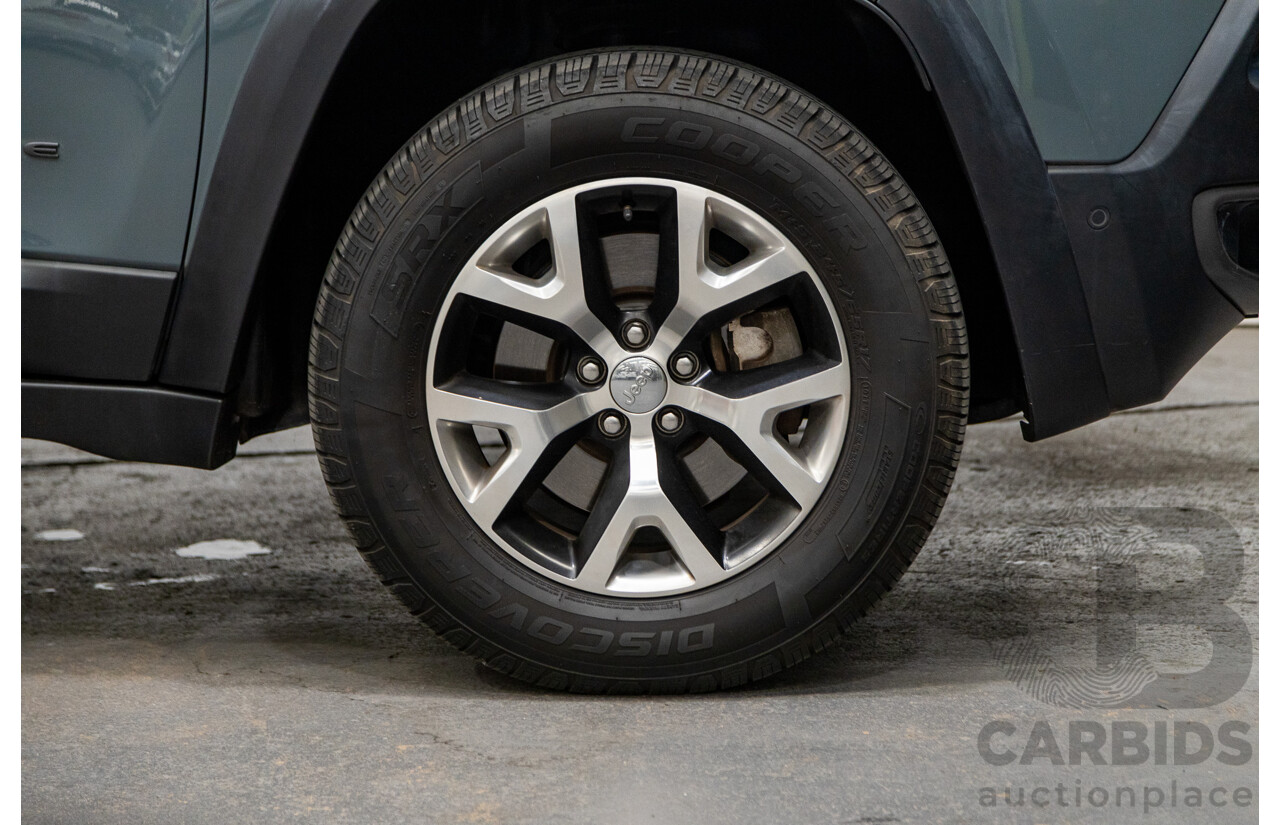 5/2015 Jeep Cherokee Trailhawk (4x4) KL MY15 4d Wagon Rhino Grey