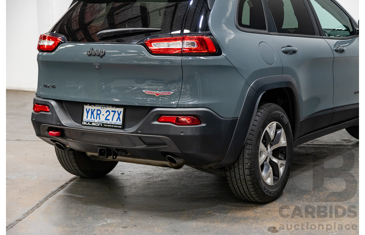 5/2015 Jeep Cherokee Trailhawk (4x4) KL MY15 4d Wagon Rhino Grey
