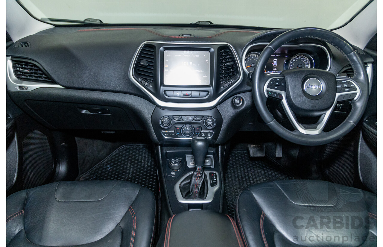 5/2015 Jeep Cherokee Trailhawk (4x4) KL MY15 4d Wagon Rhino Grey