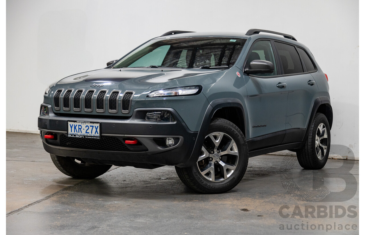 5/2015 Jeep Cherokee Trailhawk (4x4) KL MY15 4d Wagon Rhino Grey
