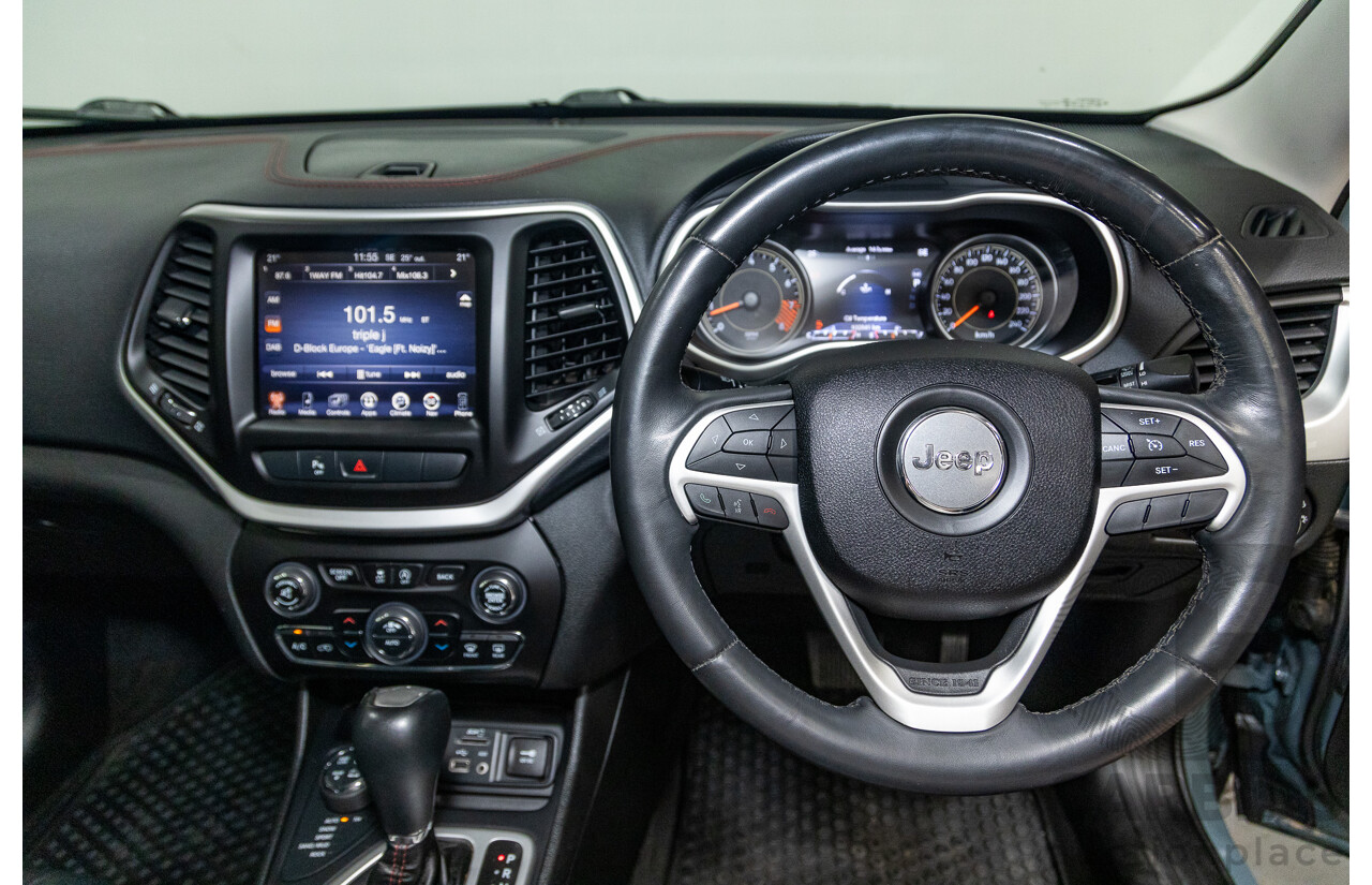 5/2015 Jeep Cherokee Trailhawk (4x4) KL MY15 4d Wagon Rhino Grey