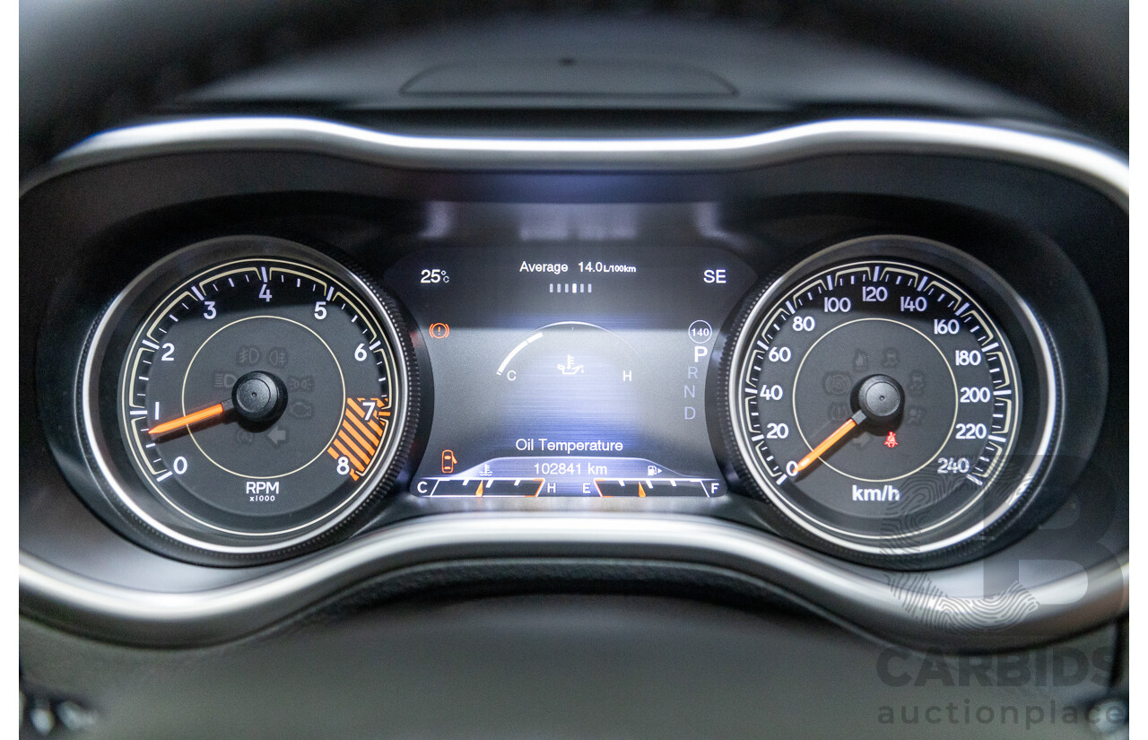 5/2015 Jeep Cherokee Trailhawk (4x4) KL MY15 4d Wagon Rhino Grey