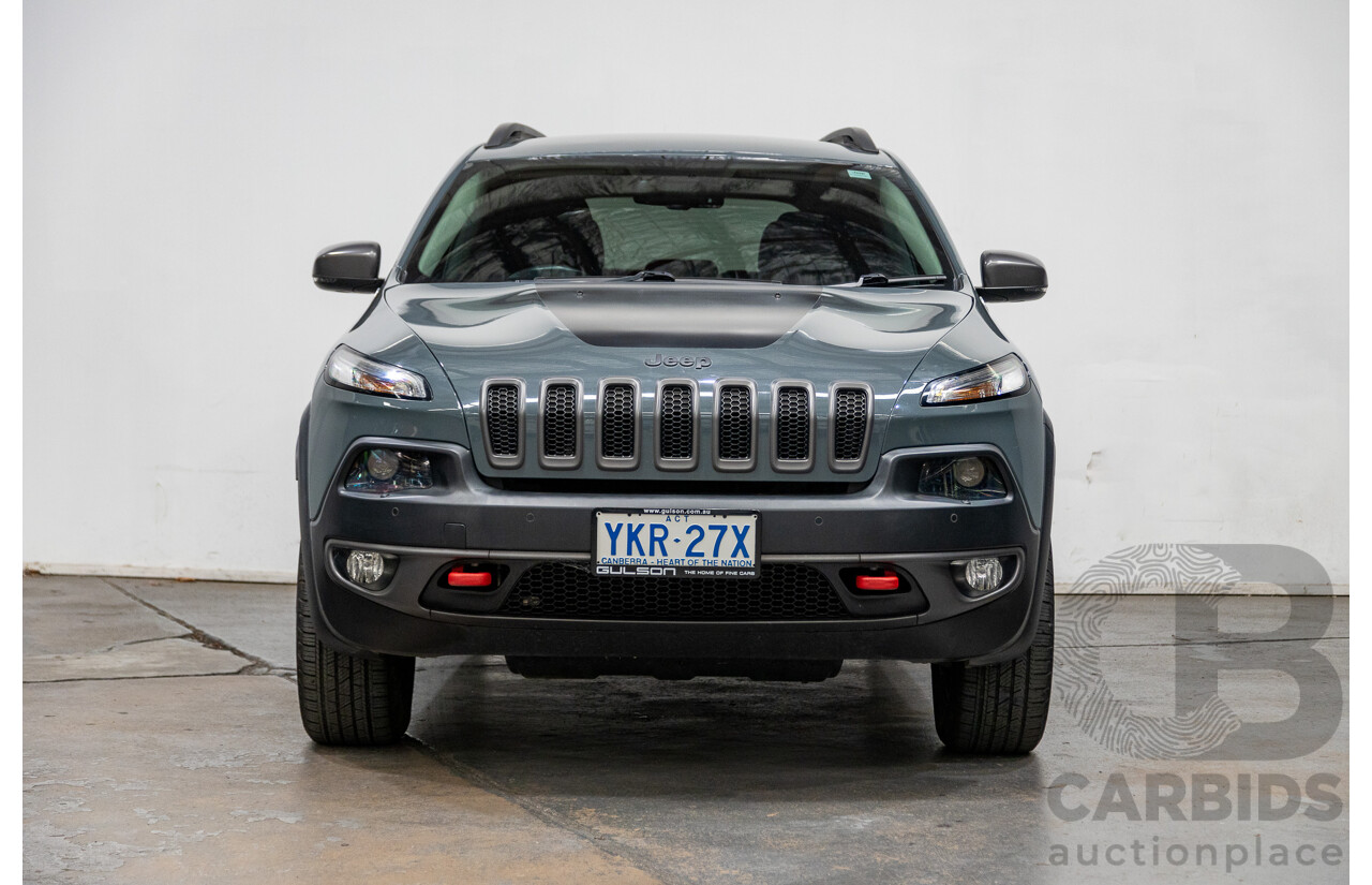 5/2015 Jeep Cherokee Trailhawk (4x4) KL MY15 4d Wagon Rhino Grey