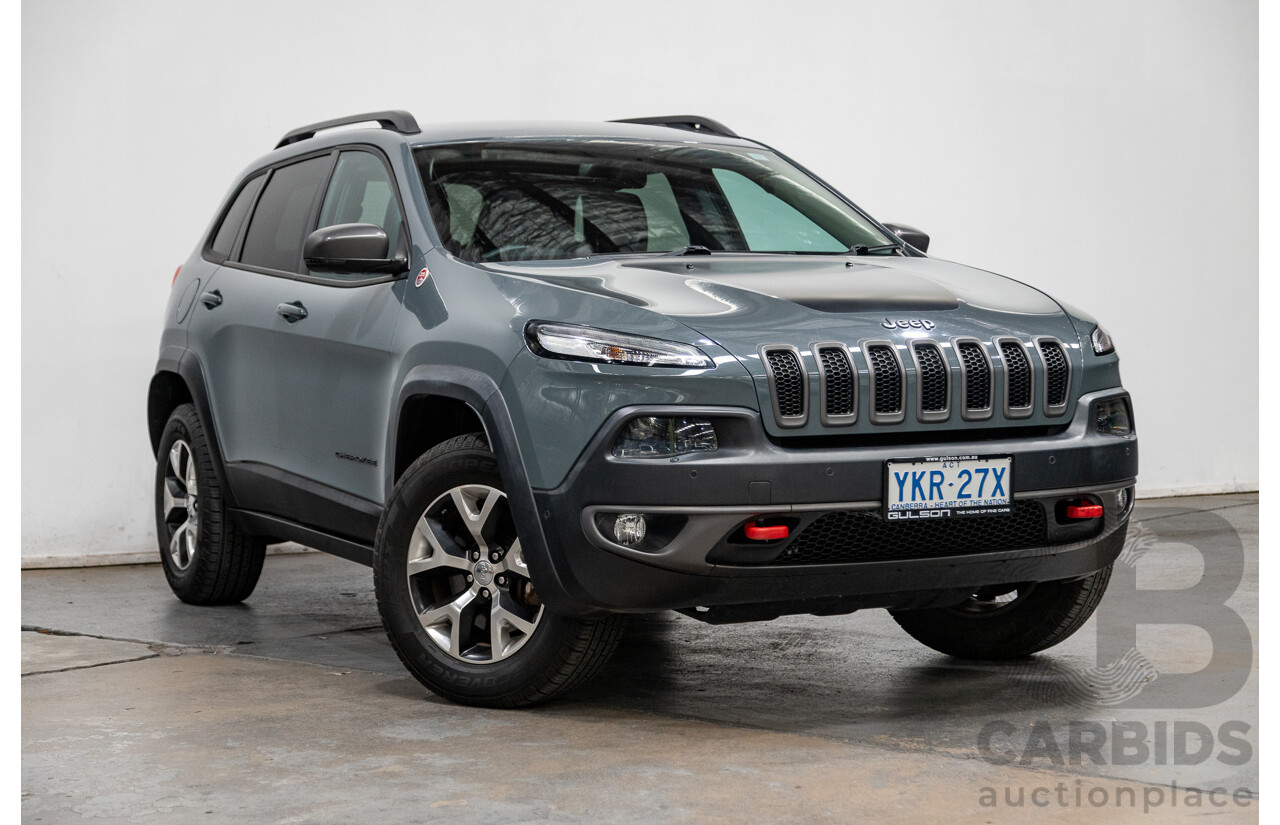 5/2015 Jeep Cherokee Trailhawk (4x4) KL MY15 4d Wagon Rhino Grey