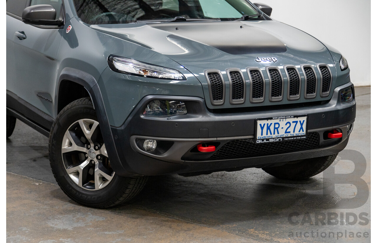 5/2015 Jeep Cherokee Trailhawk (4x4) KL MY15 4d Wagon Rhino Grey