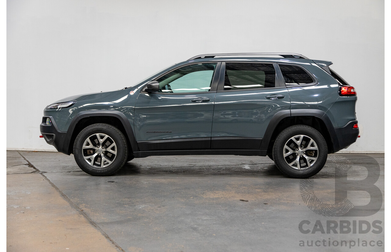 5/2015 Jeep Cherokee Trailhawk (4x4) KL MY15 4d Wagon Rhino Grey