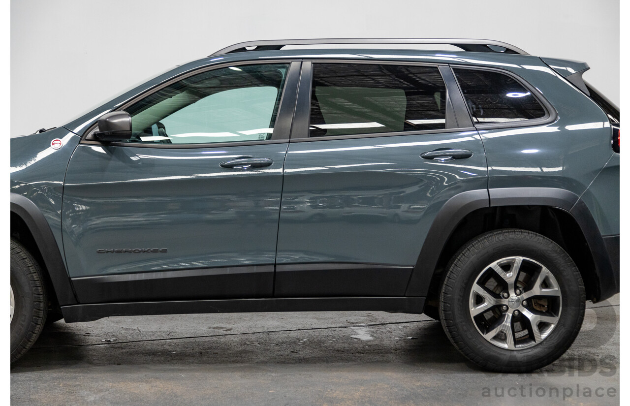 5/2015 Jeep Cherokee Trailhawk (4x4) KL MY15 4d Wagon Rhino Grey