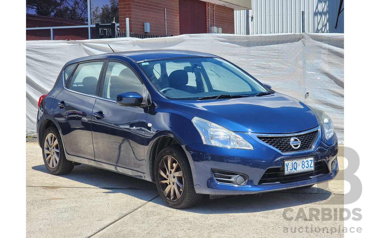 9/2013 Nissan Pulsar ST C12 5d Hatchback Blue 1.8L