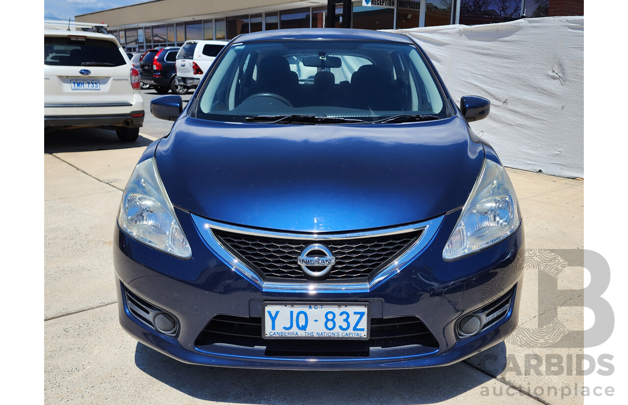 9/2013 Nissan Pulsar ST C12 5d Hatchback Blue 1.8L