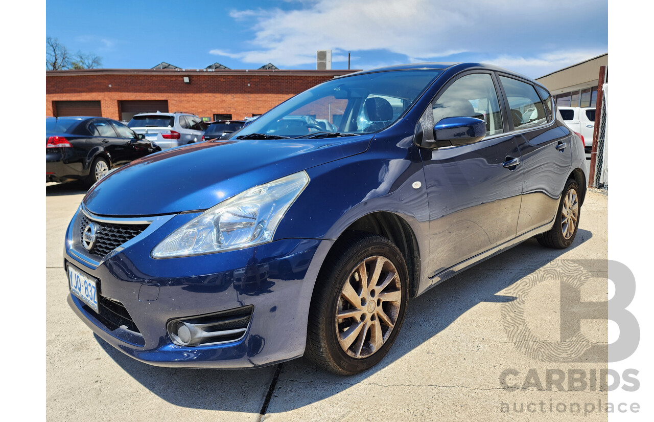 9/2013 Nissan Pulsar ST C12 5d Hatchback Blue 1.8L