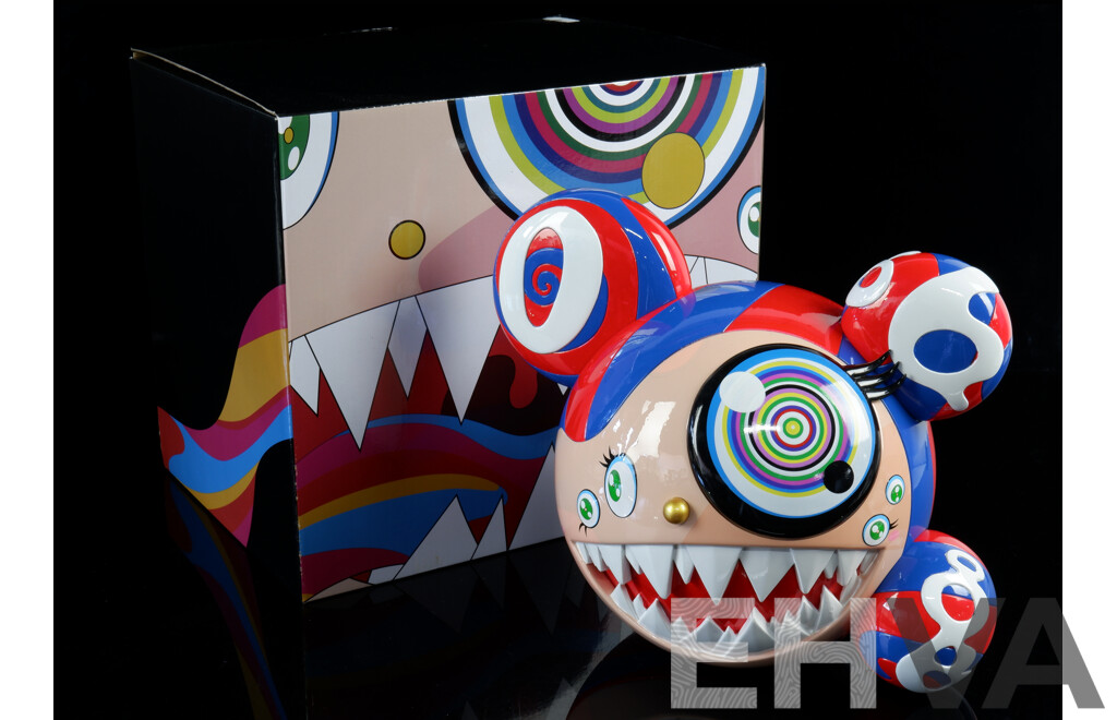 Takashi Murakami Replica ComplexCon Mr DOB Figure Red, Painted Cast Vinyl