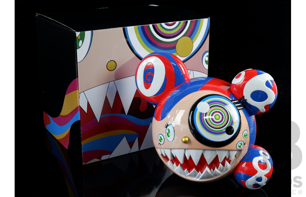 Takashi Murakami Replica ComplexCon Mr DOB Figure Red, Painted Cast Vinyl