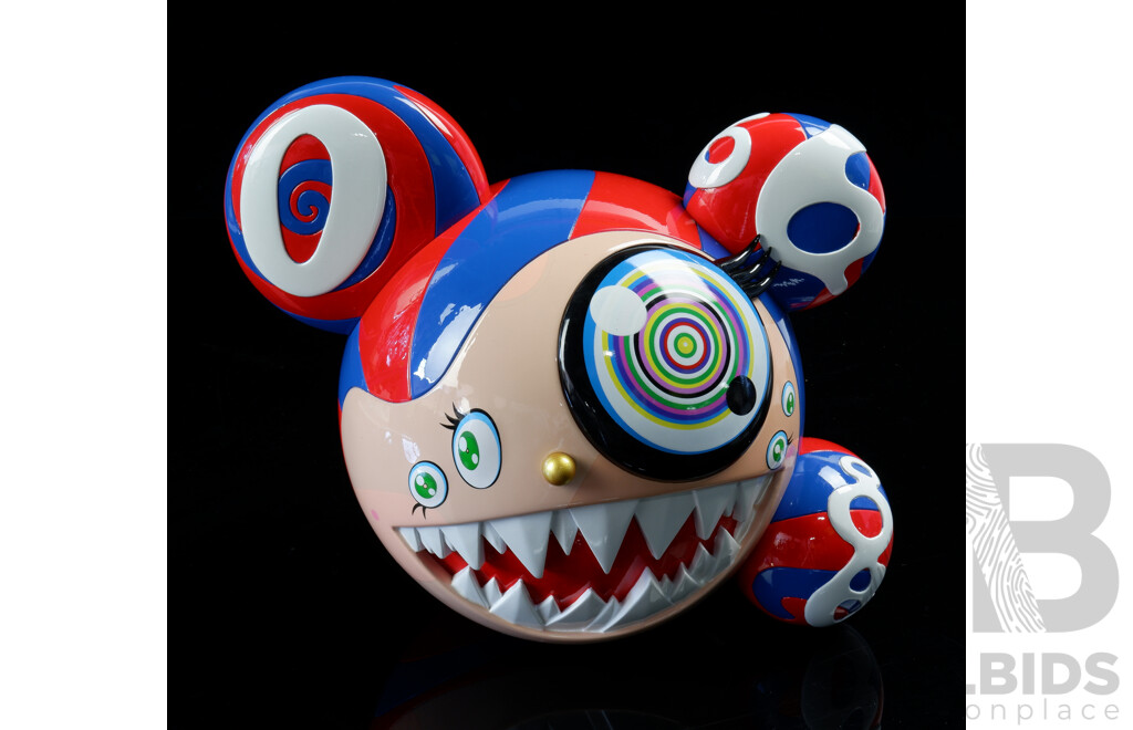 Takashi Murakami Replica ComplexCon Mr DOB Figure Red, Painted Cast Vinyl