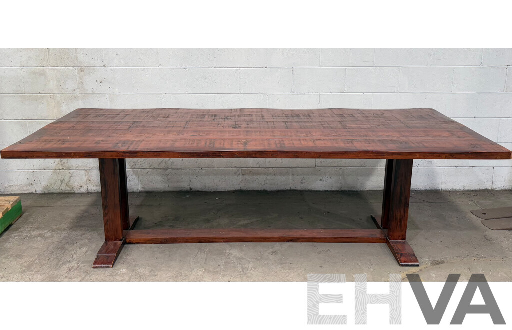 Rustic Oregon Refectory Dining Table