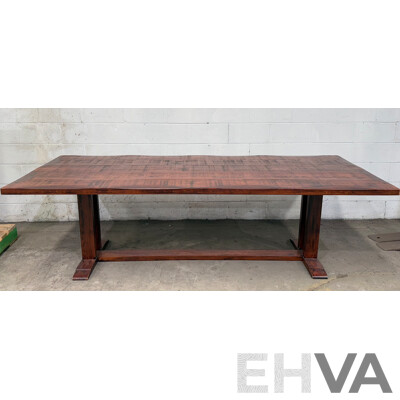 Rustic Oregon Refectory Dining Table